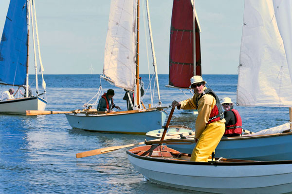 Randonnée en bateau, Navigation îles Morbihan, Voile-aviron Bretagne