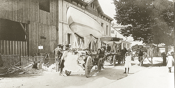 transport de voilier à cheval