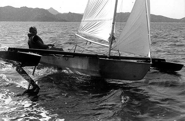 test premier foils sur bateau