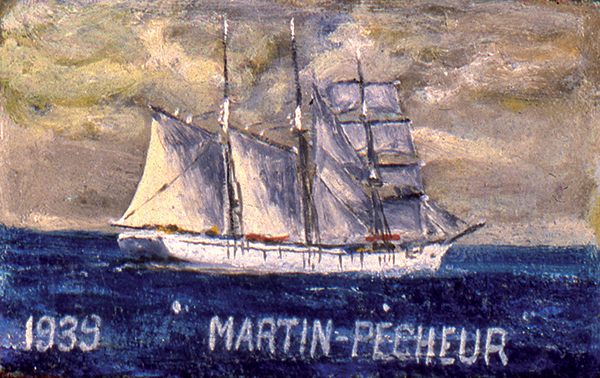 peinture bateau à voiles