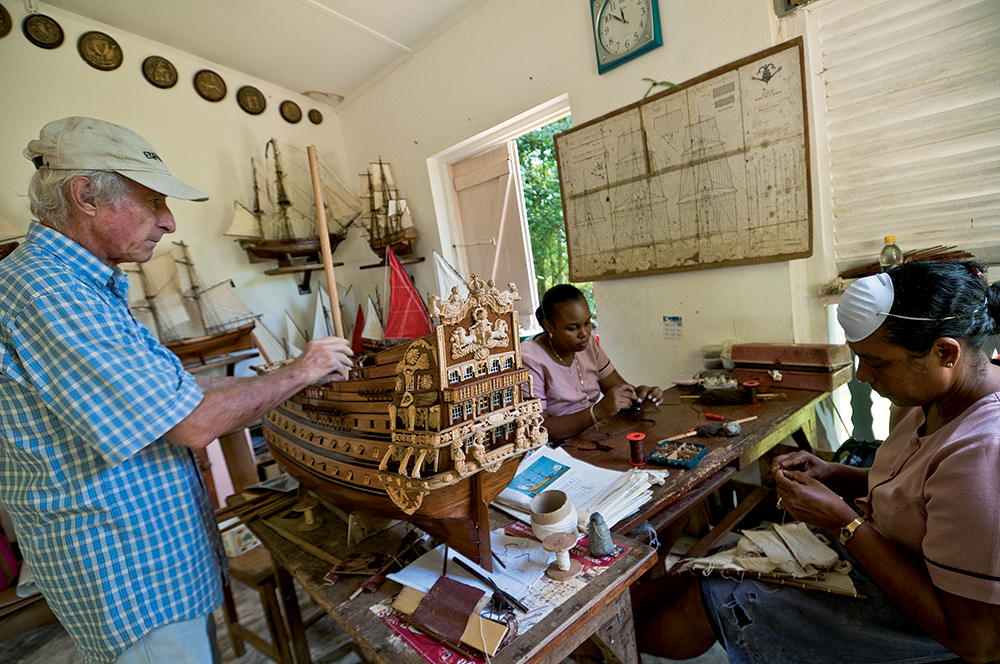 Maquettes made in Seychelles