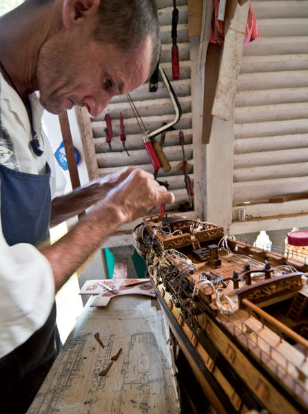 construction d'une maquette bateau