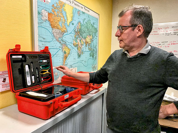 La valise orange de télémédecine 