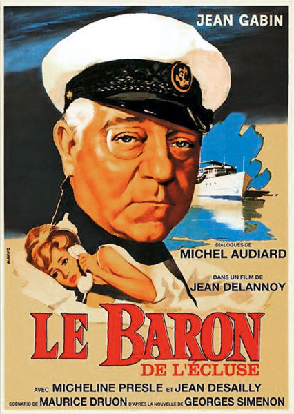 Le Baron de l’écluse (1960), réalisé par Jean Delannoy avec Jean Gabin.