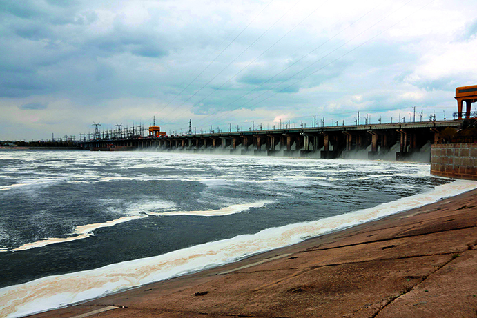 Barrages sur la Volga