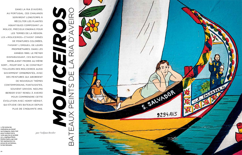 Moliceiros, bateaux peints de la ria d’Aveiro