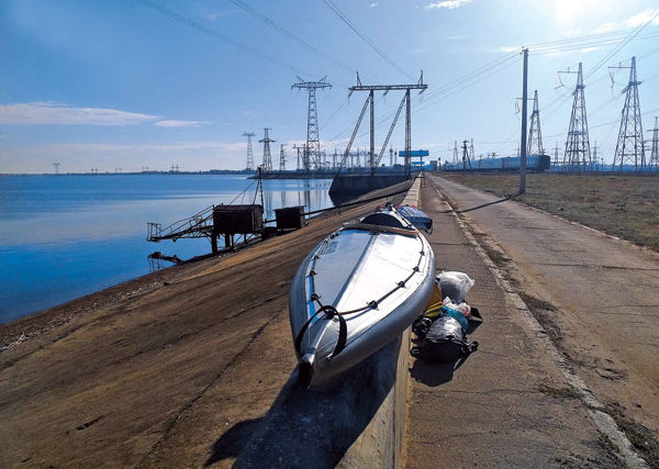 Le barrage de Saratov.