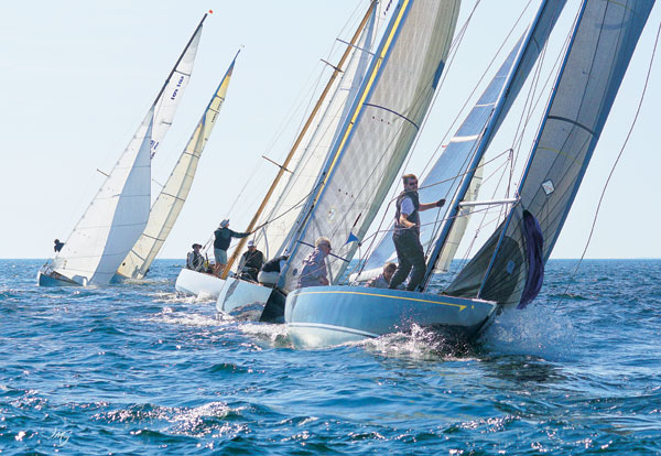 Le 3 septembre 2018, lors des championnats d’Europe des 6 m ji à La Trinité-sur-Mer. 