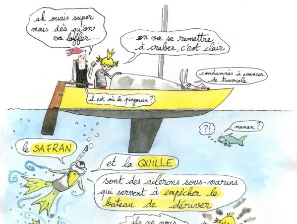 Le cours des Néglans, bande dessinée & cours de voile