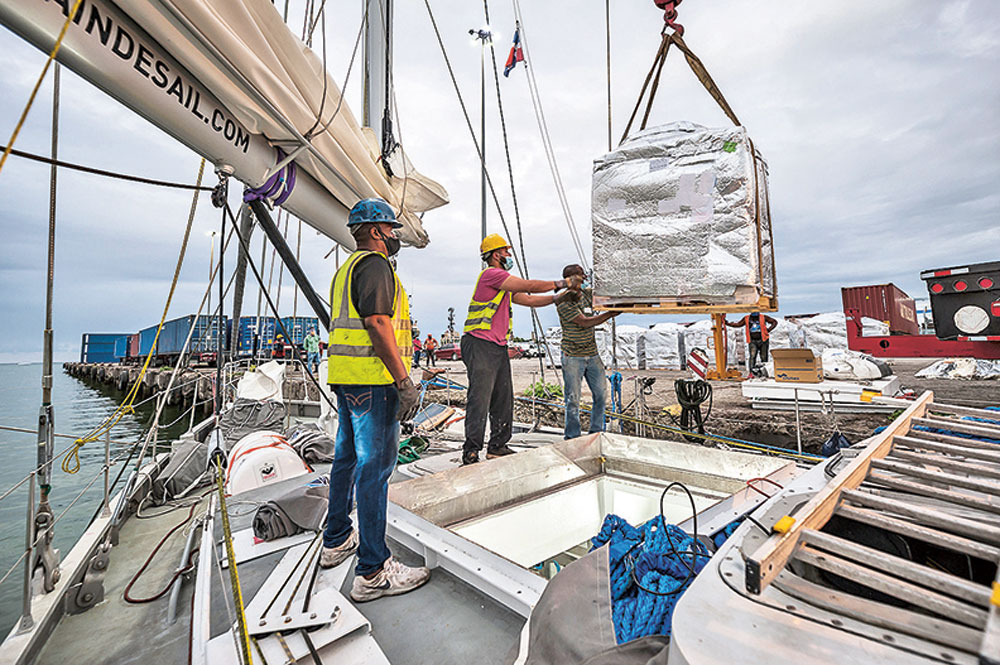 La première boucle de Grain de Sail