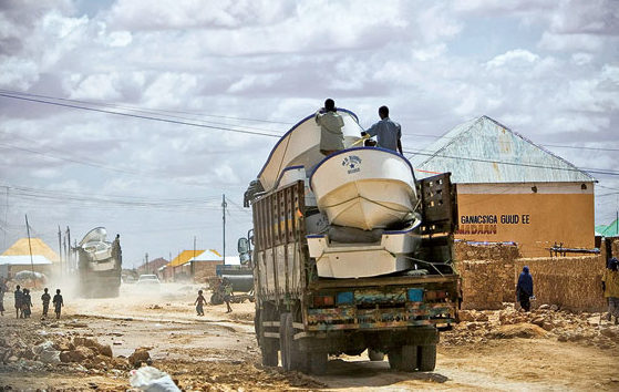 Galkayo, en Somalie, octobre 2008.