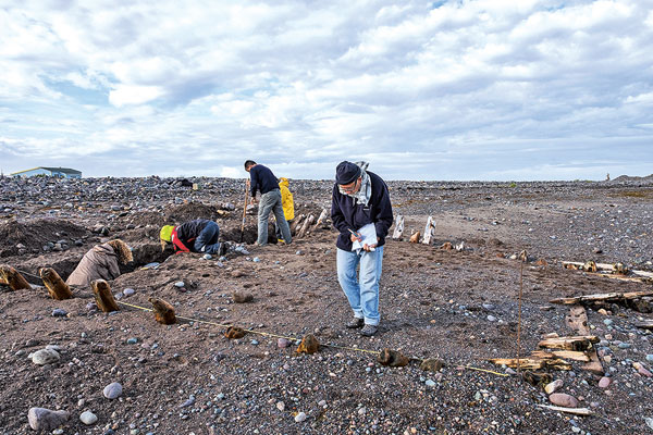 sondages et observations sur l’épave du Kathleen C. 