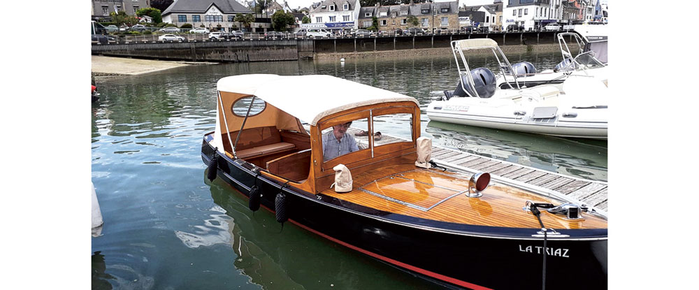 Restauration de la vedette d’un yacht américain