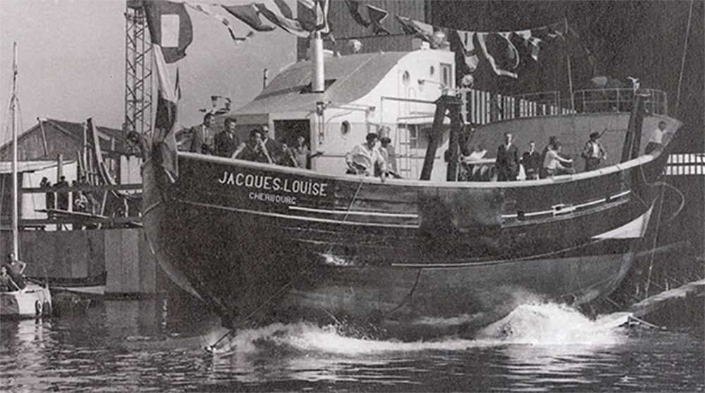 Un Chalutier musée à Cherbourg : le Jacques-Louise