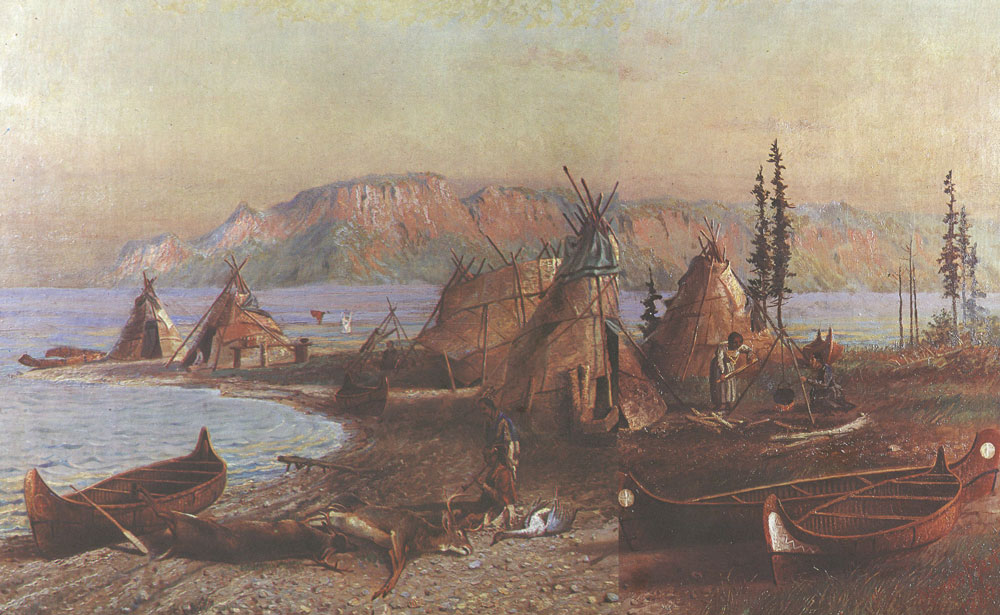 Le canoë d’écorce : le canoë des Indiens Ojibwés