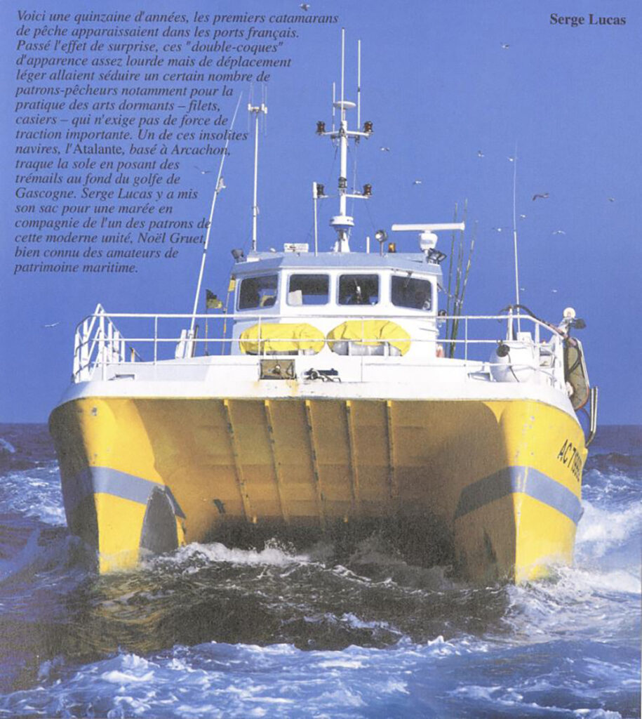 Une marée à bord de l’Atalante : catamaran trémailleur d’Arcachon