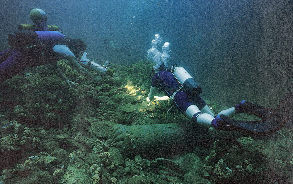 Archéologie sous-marine à Port-Louis