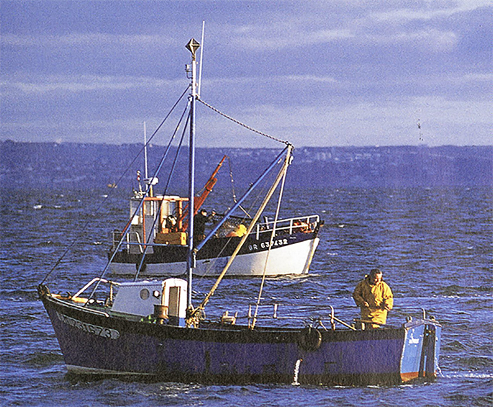 Draguer la coquille en rade de Brest