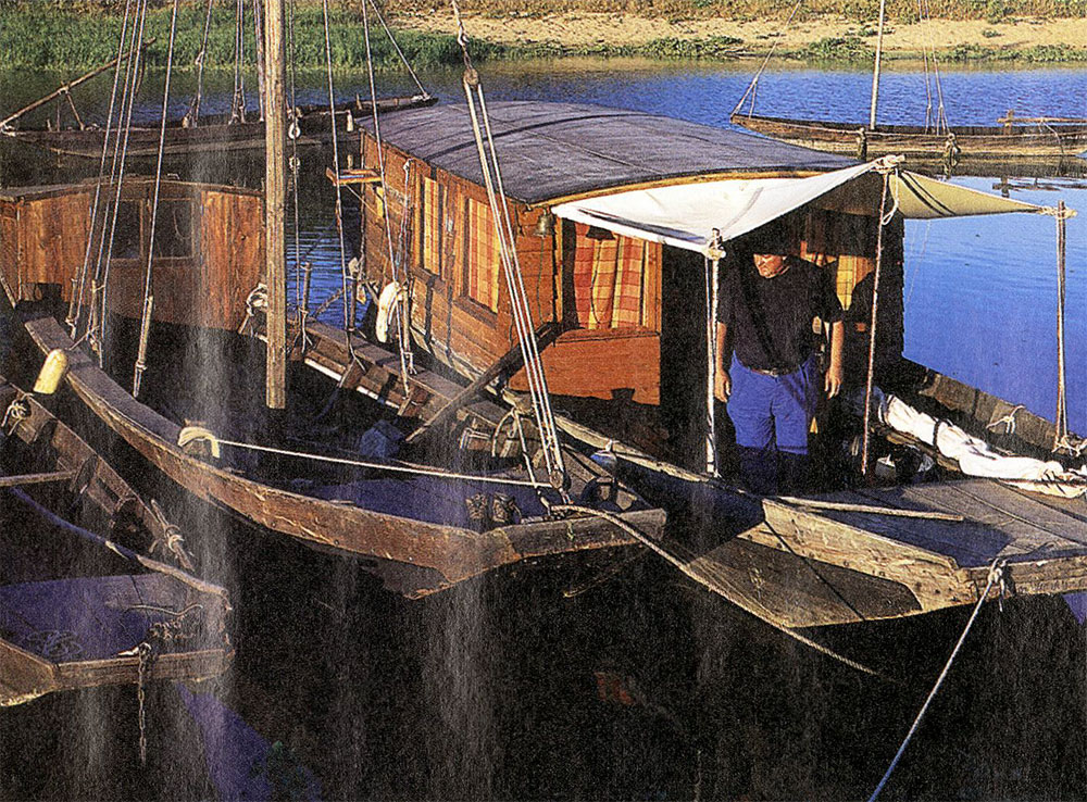 François Ayrault et les bateaux de loire