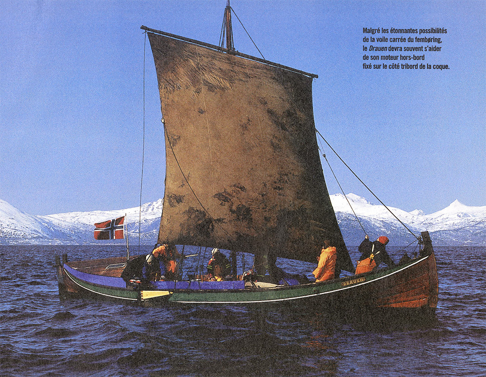 Pêche à la voile aux Lofoten à bord d’un femboring de 1840
