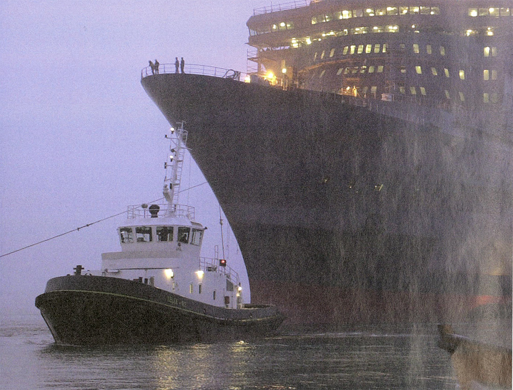 Première sortie pour le Queen Mary II