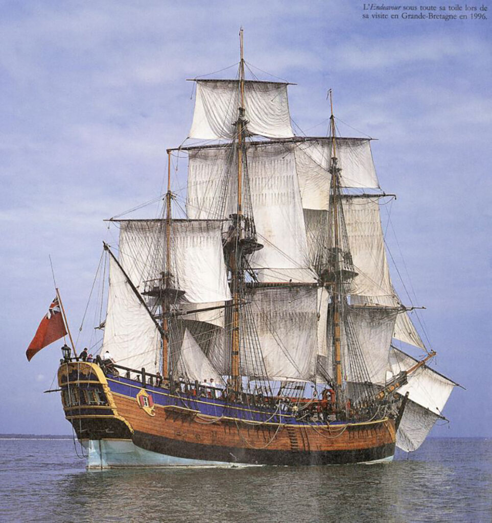 Endeavour, le navire du Capitaine Cook