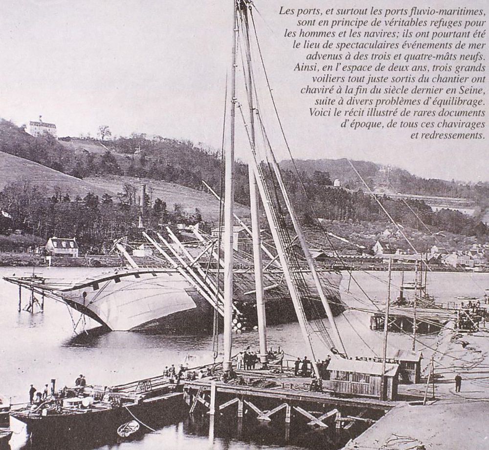 Quand les grands voiliers chaviraient en Seine