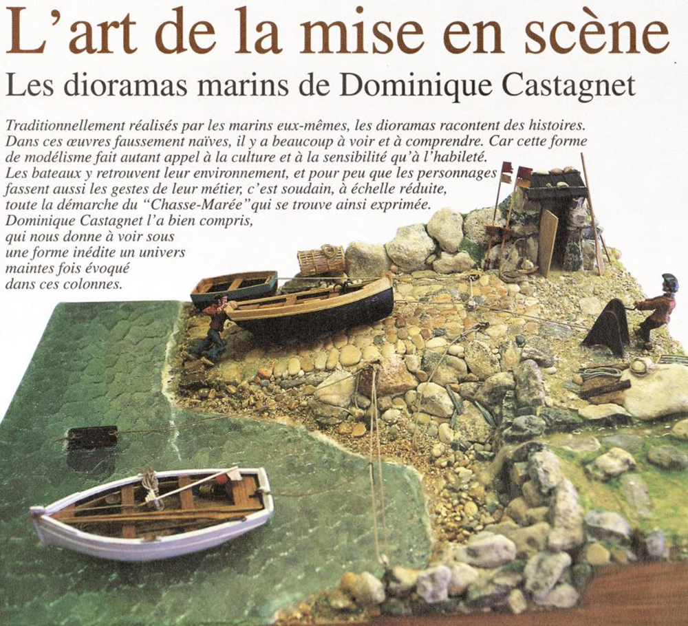 L’art de la mise en scène : Les dioramas marins de Dominique Castagnet