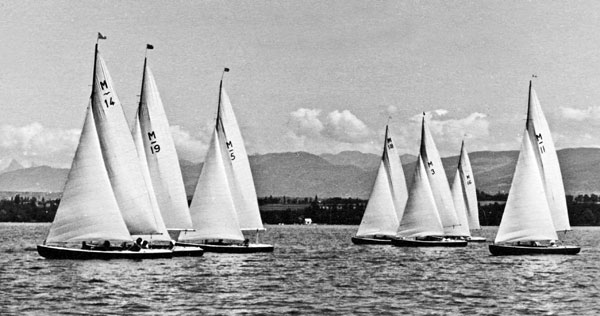 Moucheron dans le Petit-Lac en 1944.