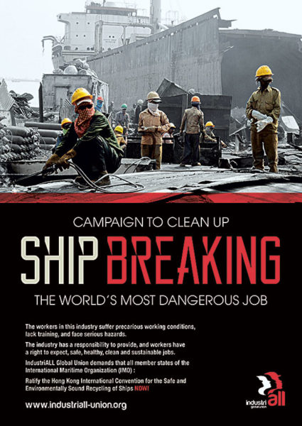  Campagne pour rendre plus propre la démolition des navires
