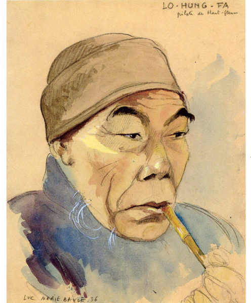 Lo-Hung-Fa, pilote du Haut-Yang-Tsé, 1936. 