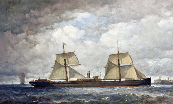 En 1887, même s’il vient d’obtenir un brevet de lieutenant au long cours, Gerlache embarque comme matelot sur le Ferdinand Van der Taelen.