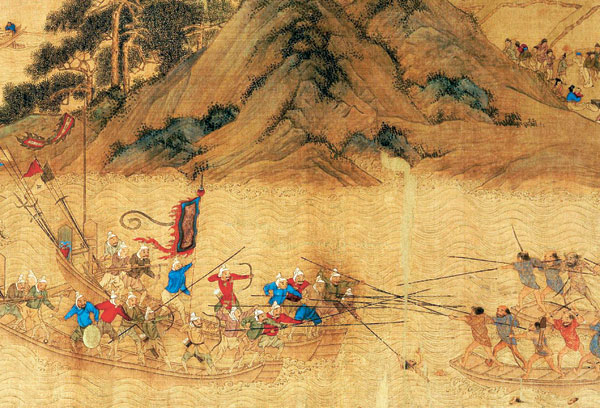 Dans les dernières années de la dynastie Yuan, les wokou, des pirates japonais, attaquent régulièrement les provinces côtières de l’Est de la Chine. 