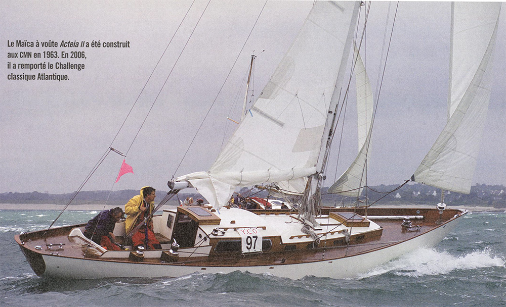 Maïca au tournant du yachting