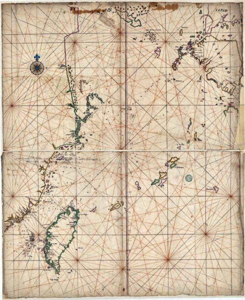 Carte hollandaise, datant de 1668