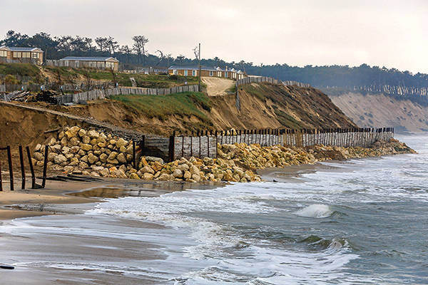 Eric Chaumillon, Soulac-sur-Mer, Gironde, dunes, érosion, enrochement, montée des eaux