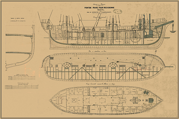 Plan du ponton n°2.