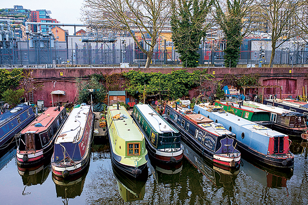 Narrowboat à proximité de Little Venice