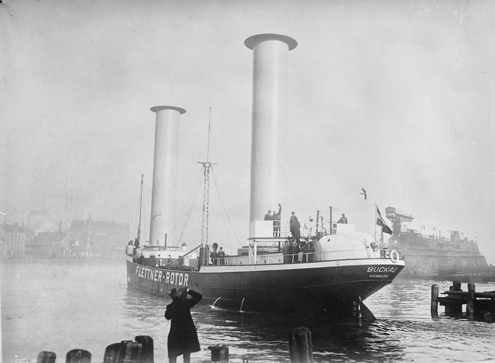 Voiles-rotors,  La folle invention de M. Flettner