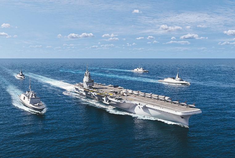Image 3D des 4 différents nouveau navires de la Marine Nationale.