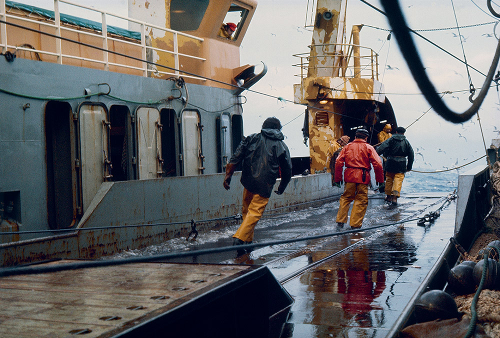 UNE MARÉE SUR UN PÊCHE-ARRIÈRE LORIENTAIS