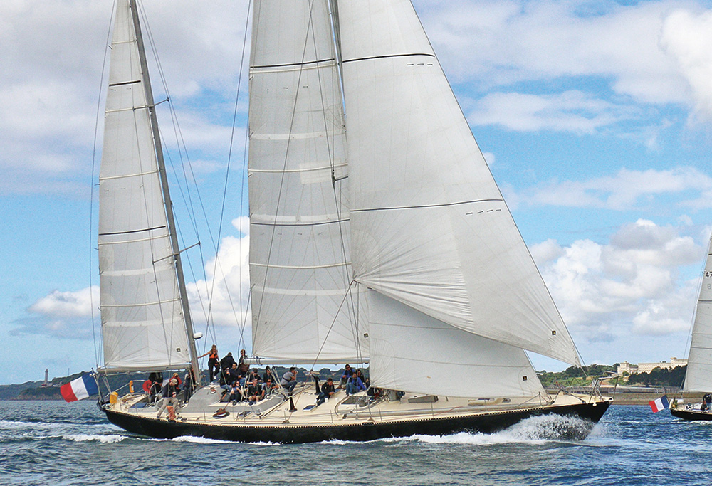 Vent en poupe pour la voile rétro