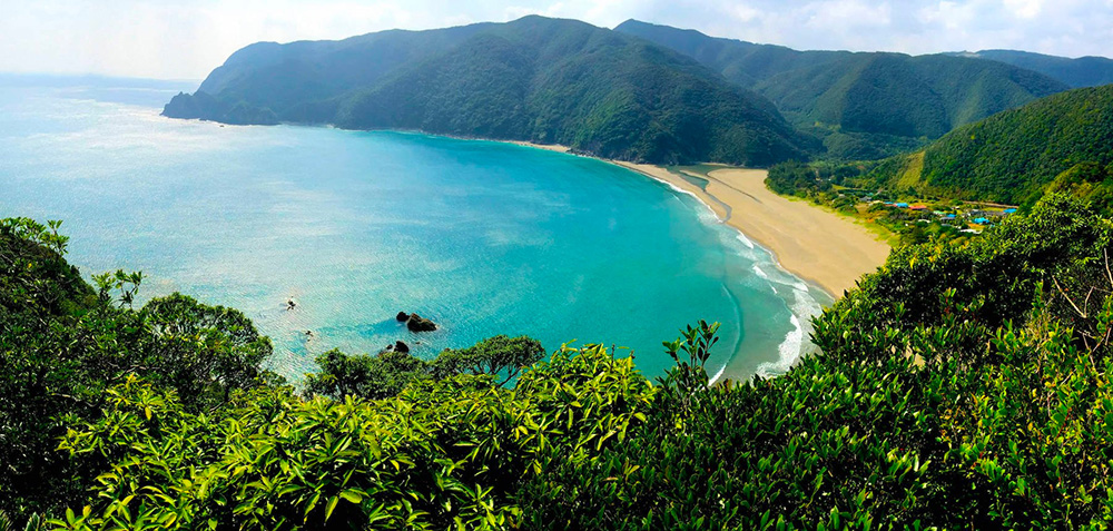 Une plage à préserver au Japon