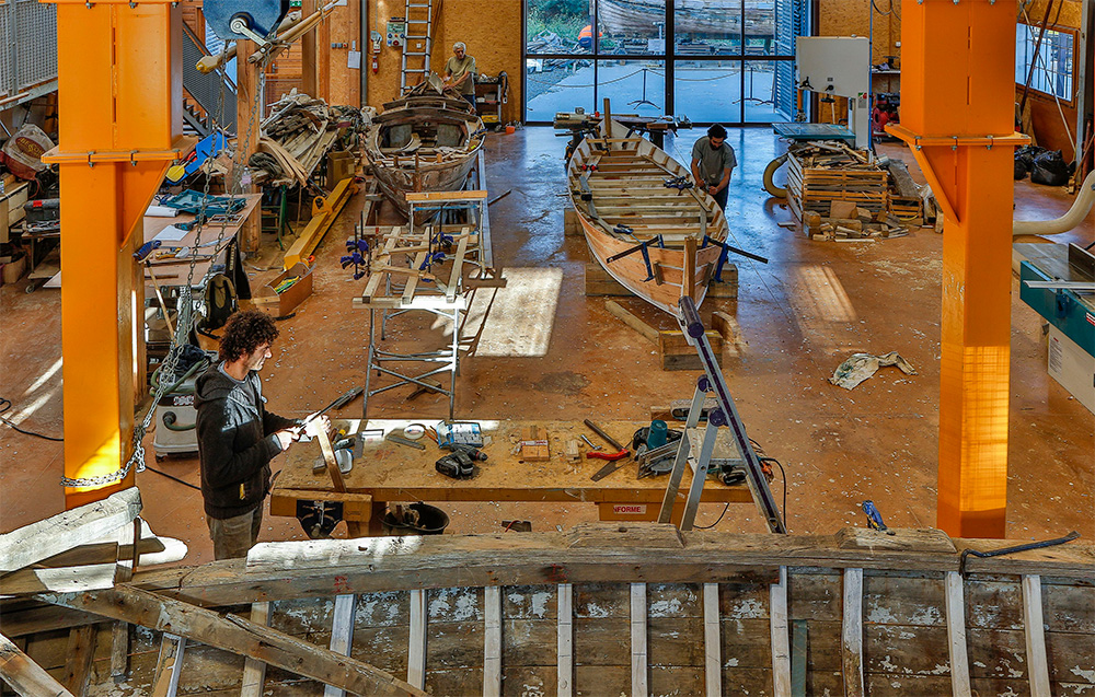 L’Atelier des Barques, un chantier-musée à Paulilles