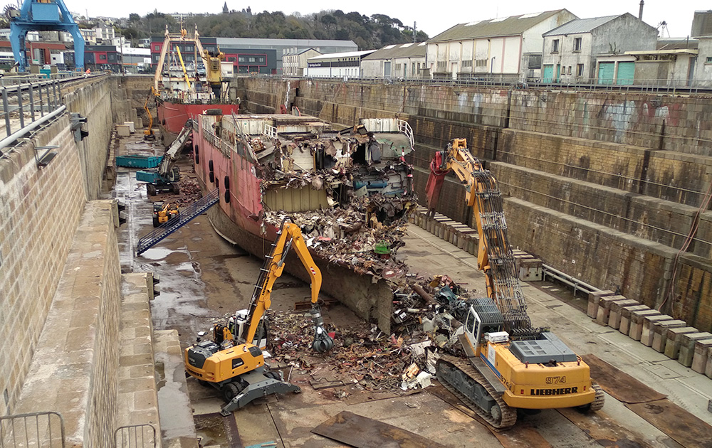 Navaléo, déconstruire en France, à Brest