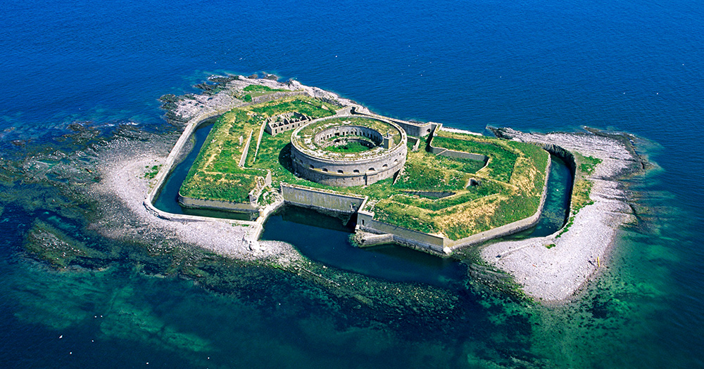 Sur l’île Saint-Marcouf, un fort et des oiseaux à protéger